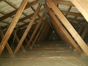 Existing insulation that is flat and even