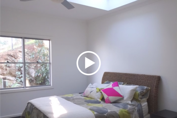 Velux Solar Powered openable bedroom skylight with blind